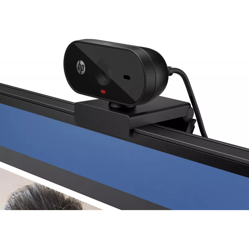 HP 320 FHD Webcam, 1920 x 1080 pikselių, Full HD, 30 kadrų/s, USB, juoda