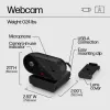 HP 320 FHD Webcam, 1920 x 1080 pikselių, Full HD, 30 kadrų/s, USB, juoda