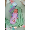 Lėlės miegmaišis ZAPF BABY born Sleeping Bag Flower, audinys, sulankstomas, nuo 3 m.
