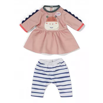Lėlės suknelė ZAPF BABY born Dress Jungle 36 cm lėlėms, įvairiaspalvė, sulankstoma, nuo 1 metų