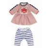 Lėlės suknelė ZAPF BABY born Dress Jungle 36 cm lėlėms, įvairiaspalvė, sulankstoma, nuo 1 metų
