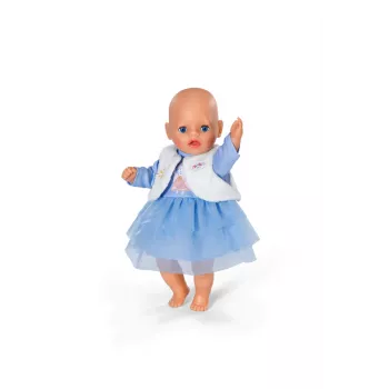 Lėlės suknelė ZAPF BABY born Žieminė suknelė 36 cm lėlėms, įvairiaspalvė, sulankstoma, nuo 1 m.