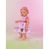 Suknelė lėlei ZAPF BABY born su segtukais 43 cm, įvairiaspalvė