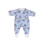 Kombinezonas lėlei ZAPF BABY born Romper mėlynas, 43 cm, audinys, užsegamas, nuo 3 m.