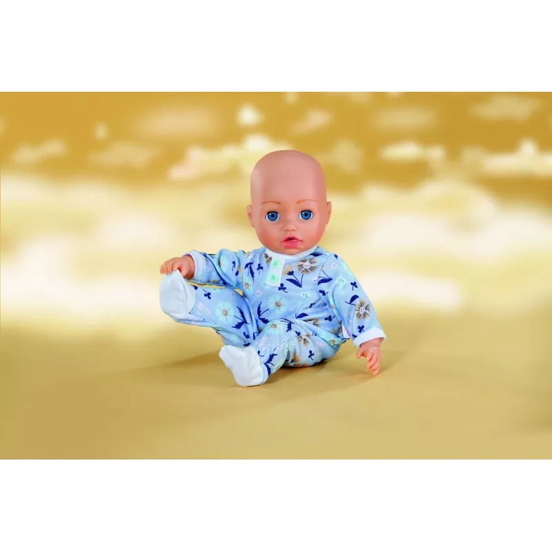 Kombinezonas lėlei ZAPF BABY born Romper mėlynas, 43 cm, audinys, užsegamas, nuo 3 m.