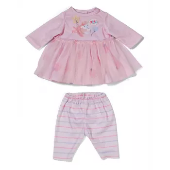 Lėlės drabužių rinkinys ZAPF BABY born Suknelė Rose 36 cm lėlėms, įvairiaspalvis, sulankstomas, nuo 1 m.