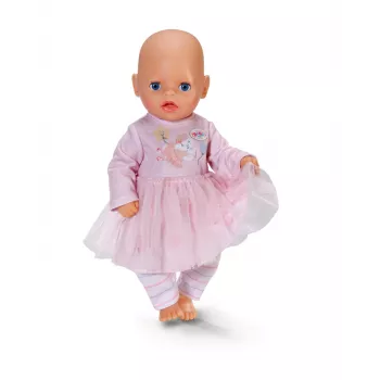 Lėlės drabužių rinkinys ZAPF BABY born Suknelė Rose 36 cm lėlėms, įvairiaspalvis, sulankstomas, nuo 1 m.