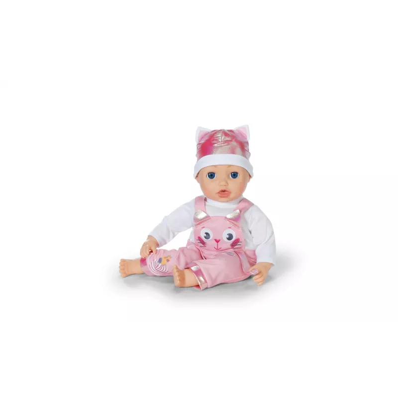 Lėlės drabužių komplektas ZAPF BABY born Bodis su kepure 43 cm lėlėms, įvairiaspalvis, sulankstomas, nuo 3 m.
