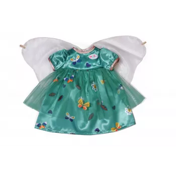 Suknelė lėlei ZAPF BABY born Fairy Dress su sparneliais 43 cm lėlėms, įvairiaspalvė, sulankstoma, nuo 3 metų