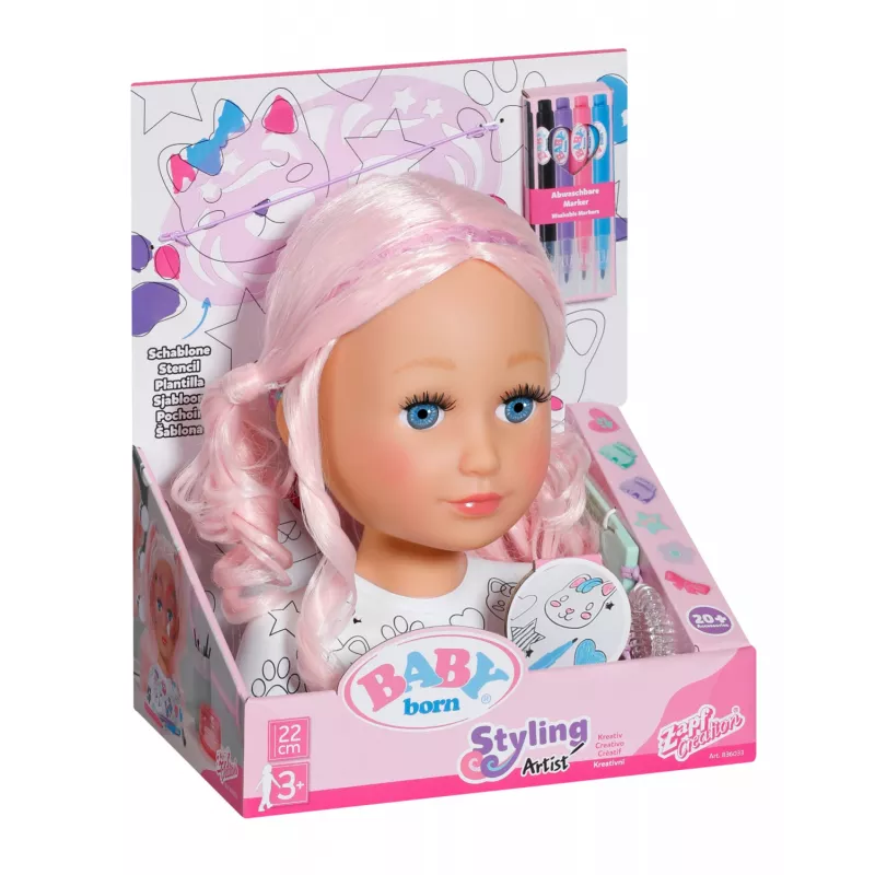 BABY born Styling Head Artist – makiažo ir šukuosenų galva