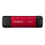 Išorinis SSD Kingston 512GB Dual USB-A/USB-C, USB 3.2 Gen 2, Skaitymas 1050MB/s, Rašymas 950MB/s, Juoda/Raudona