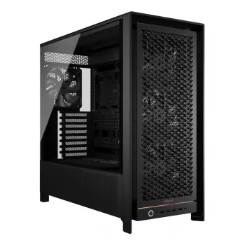 Korpusas PC Midi Tower CORSAIR FRAME 5000D RS — Juodas, ATX/EATX palaikymas, 3x140 mm priekiniai ventiliatoriai, grūdintas stiklas, 250×556×542 mm