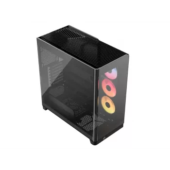 Korpusas PC Corsair 4500X LX-R RGB grūdinto stiklo Midi Tower juodas