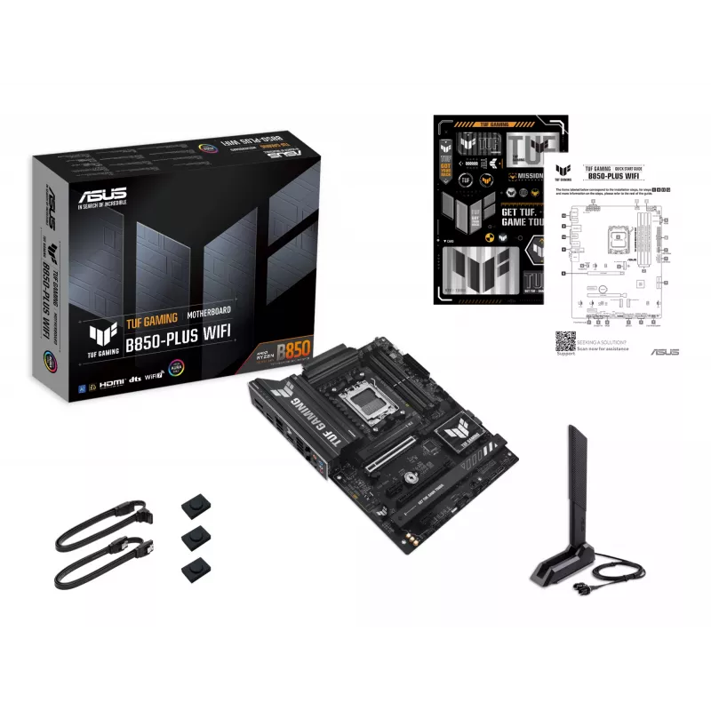 ASUS TUF GAMING B850-PLUS WIFI pagrindinė plokštė AMD B850 Socket AM5 ATX