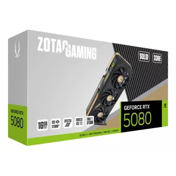 ZOTAC GAMING GeForce RTX 5080 SOLID CORE 16GB GDDR7 vaizdo plokštė