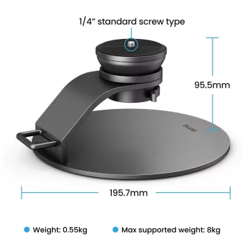 Stovas BenQ ST30 – juodas, skirtas BenQ projektoriams, W195,7×D180×H95,5 mm