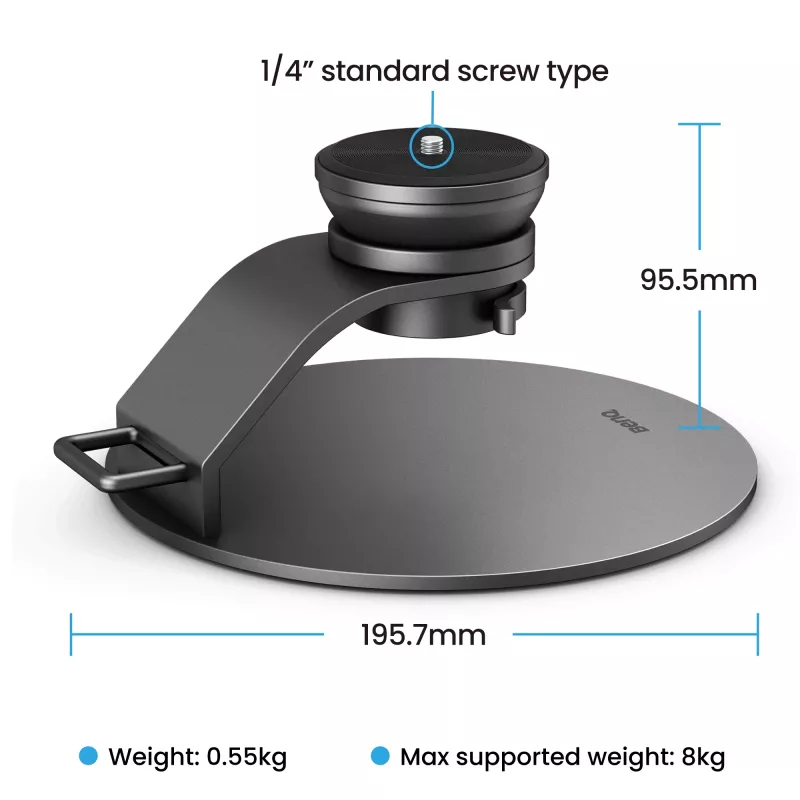 Stovas BenQ ST30 – juodas, skirtas BenQ projektoriams, W195,7×D180×H95,5 mm