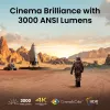 BenQ TK705STi trumpo fokusavimo projektorius – DLP UHD 4K (3840×2160), 3000 ANSI liumenų, LED šviesos šaltinis, 16:9, poslinkis 100%