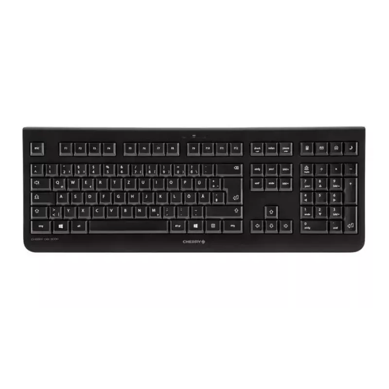 CHERRY DW 3000 belaidė klaviatūra su pele, RF, AZERTY prancūziškas, juoda