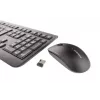 CHERRY DW 3000 belaidė klaviatūra su pele, RF, AZERTY prancūziškas, juoda