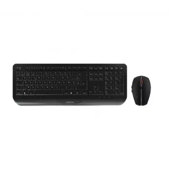 CHERRY Gentix Desktop belaidė klaviatūra su pele RF Wireless juoda