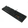 CHERRY KC 200 MX klaviatūra USB QWERTZ vokiška juoda, bronzinė
