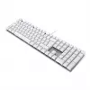 Mechaninė klaviatūra CHERRY KC 200 MX Universal USB QWERTZ Vokiška Sidabrinė Balta Mechaninė 109 klavišų