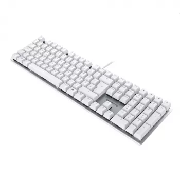Mechaninė klaviatūra CHERRY KC 200 MX Universal USB QWERTZ Vokiška Sidabrinė Balta Mechaninė 109 klavišų