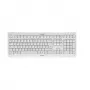 Belaidė klaviatūra CHERRY KW 3000 RF Wireless QWERTZ vokiška balta