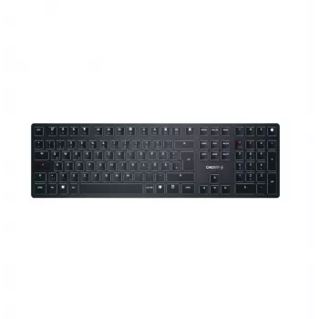 CHERRY KW X ULP klaviatūra USB + RF belaidis + Bluetooth QWERTZ vokiška juoda