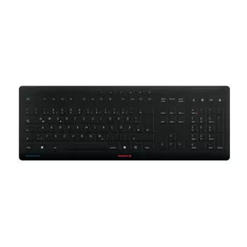Cherry Stream Universal RF Wireless + USB klaviatūra QWERTZ vokiška juoda (JK-8552DE-2)