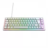 CHERRY K5V2 Kompaktiška klaviatūra Žaidimų USB QWERTZ Vokiška Balta 68 klavišų RGB LED