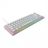 CHERRY K5V2 Kompaktiška klaviatūra Žaidimų USB QWERTZ Vokiška Balta 68 klavišų RGB LED