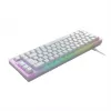 CHERRY K5V2 Kompaktiška klaviatūra Žaidimų USB QWERTZ Vokiška Balta 68 klavišų RGB LED
