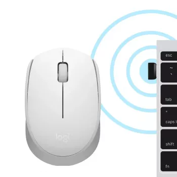 LOGITECH M171 belaidė optinė pelė, balta, EMEA