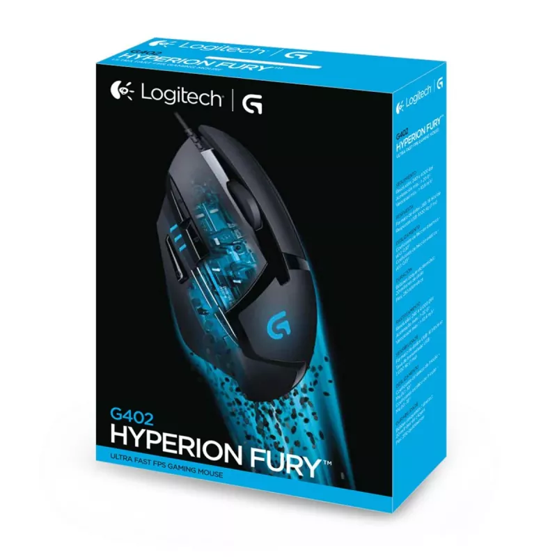 LOGITECH G402 Hyperion Fury žaidimų pelė USB