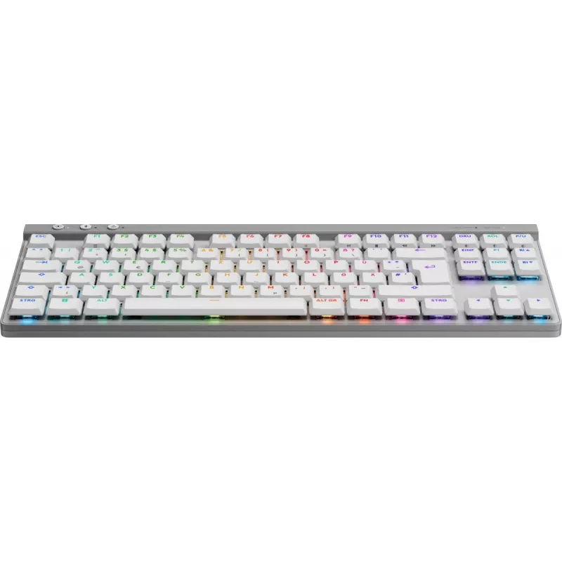 Logitech G515 LIGHTSPEED TKL belaidė žaidimų klaviatūra, QWERTZ (vokiška), balta