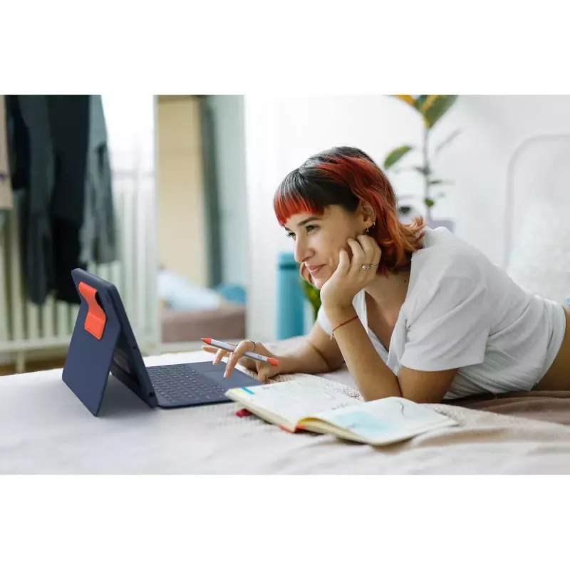 LOGITECH Rugged Combo 3 Touch - Mėlyna - QWERTZ DE - EMEA