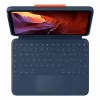 Klaviatūros dėklas Logitech Rugged Combo 4 Touch QWERTZ vokiškas Smart Connector mėlynas, skirtas iPad 10-os kartos (A16) Trackpad Dock 256×195×20 mm