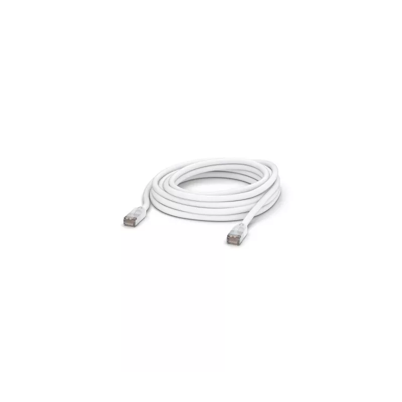 Tinklo jungiamasis laidas UBIQUITI UACC-CABLE-PATCH-OUTDOOR-8M-W RJ-45 Cat5e 8 m Baltas