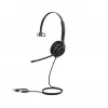 Yealink UH35 Mono belaidė ausinė USB-C/A, laidinė, 20–20000 Hz, skambučiai/muzika, 96,5 g, juoda