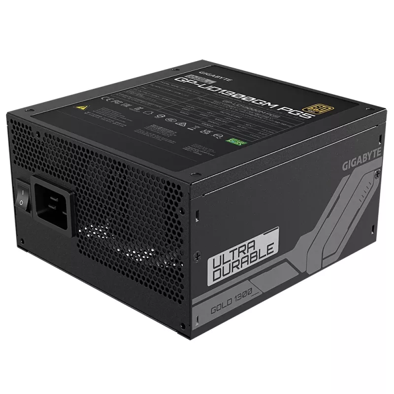 GIGABYTE UD1300GM PG5 maitinimo blokas 1300 W 20+4 pin ATX ATX juodas