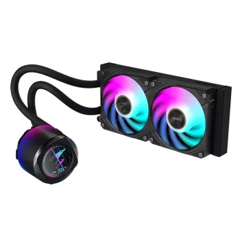 All-in-one skysčio aušintuvas GIGABYTE AORUS WATERFORCE X II 240 2x120mm ARGB ventiliatoriai