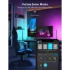 Išmanusis apšvietimo rinkinys Govee H6047, Wi‑Fi/Bluetooth, 12V 24W, juodas, 5 vnt.