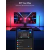 Išmanusis apšvietimo rinkinys Govee H6047, Wi‑Fi/Bluetooth, 12V 24W, juodas, 5 vnt.