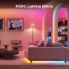 Govee Strip Light S 5 m protinga LED juosta – Wi‑Fi/Bluetooth, RGBIC, 5 000 mm, balta