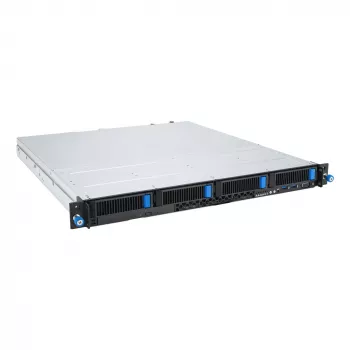 Stovo serveris ASUS RS300-E12-RS4, 1U, Intel C262, LGA1700, Xeon E-2400, 4x karštai keičiami 3,5 colio lizdai, 450W PSU, DDR5 UDIMM iki 128GB