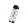 TRANSCEND ESD300s - 2TB nešiojamasis SSD - USB Type-C - 3D NAND Flash - sidabrinis