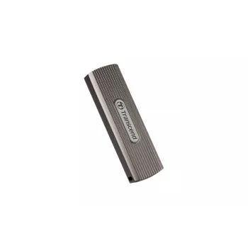 TRANSCEND SSD - ESD330C nešiojamas diskas - 2TB - USB Type C - tamsiai rudai pilka