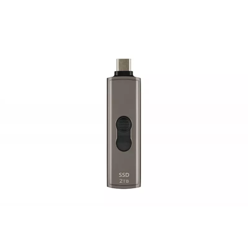 TRANSCEND SSD - ESD330C nešiojamas diskas - 2TB - USB Type C - tamsiai rudai pilka